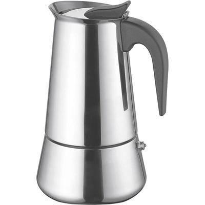 Espressokocher 10 Tassen Edelstahl