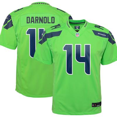 Seattle Seahawks Nike Game Sekundär Ausweichtrikot - Neongrün - Sam Darnold - Jugendliche Image