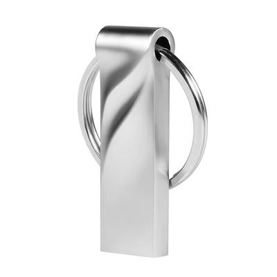 TEMU 2025 New Rose Gold Usb Flash Drive, Memory Of 8gb/16gb/32gb/64gb/128gb Creative Gift, Silver U Disk Image