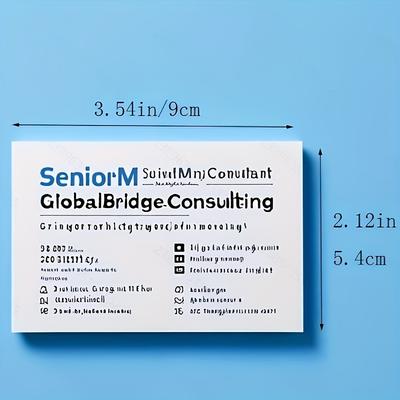 TEMU Custom Glossy Business Cards, Suitable For Eyelash Makeup Cards Editable Beauty Therapist Uv Cards Image