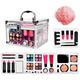 Dtaigou Makeup Kits For Women | Professional Make Up Palette - Cosmetic Train Cases For Daily Use Halloween Wedding Bridal Teen Tween Theater Stage Performance