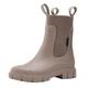 BIISDOST Wellington Boots 2024 Women's Temperament England Rain Boots Mid Calf Boots Non Slip Wear Water Shoes Women's Shoes Black Ankle Boots, gold, 8 UK