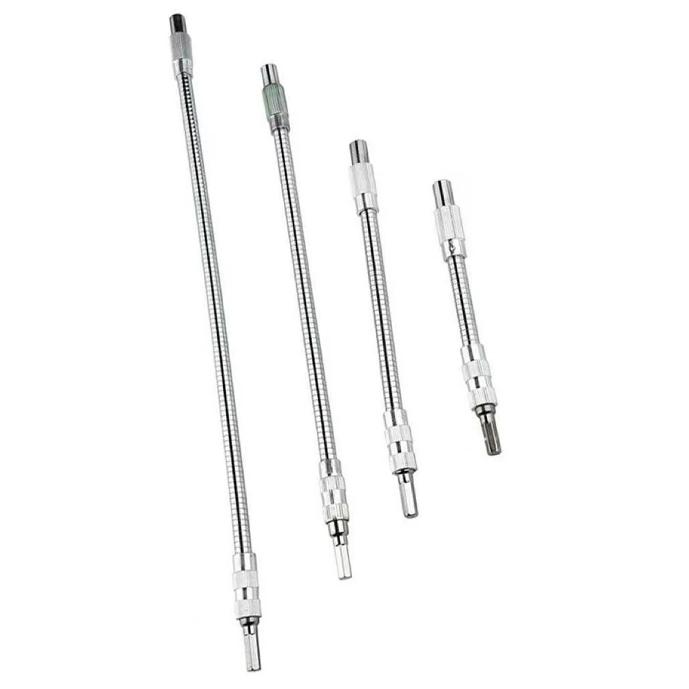 Universal Metall Universal Weiche Welle Charge Kopf Pleuel Multifunktionale Elektrische Bohrer Drehen Verlängerung Welle Image
