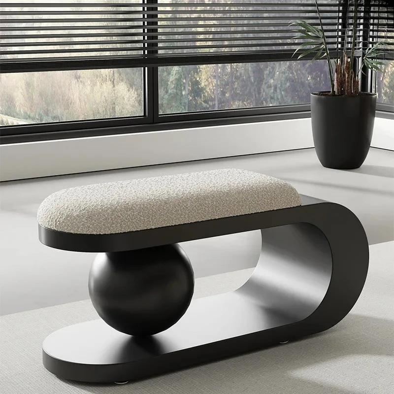 Nordic Luxus Eingangsbank Moderne Wohnzimmer Schuhwechselhocker Designer Schlafzimmer Bank Holz Sofa Bank Wohnmöbel