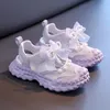 Süße Sandalen für Mädchen, Sommer, Strand, Mesh, geschlossene Zehen, Kinderschuhe, Schleife, Design, Outdoor, rutschfest, lässig, Mädchen-Clogs, Schuhe, Größe 26–27
