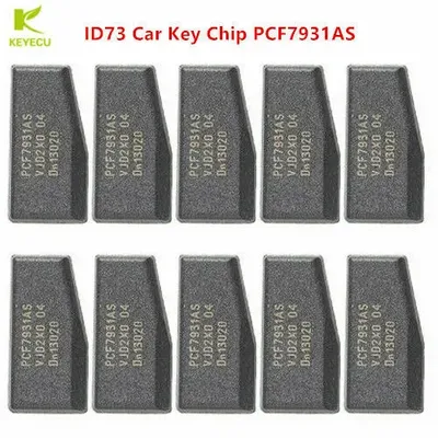 KEYECU 10PCS Transponder Chip PCF7931AS ID73/ID33 Chip for Benz / BMW Mini Cooper 2002-2005 (Can