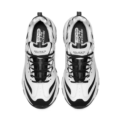 Skechers Men's Shoes Dad Shoes Thick-Soled Classic Panda Shoes Sports Casual Shoes 52675-Wbk