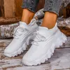 Neue Frühjahr Rosa Casual Schuhe Atmungsaktive Mesh Turnschuhe Dicke Sohle Sport Schuhe Frauen Mode