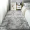 VIKAMA Modern Simple Silk Hair Carpet Household Living Room Bedroom Bedside Sofa Decorative Floor Mat Soft Non-slip Washable Rug