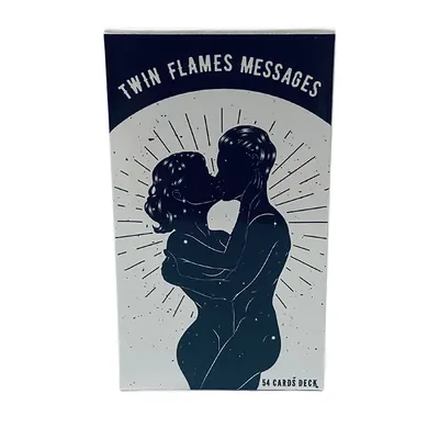 Twin Flames Messages Oracle cards 54 Deck Soulmate Deck for Psychic Love & Relationship Readings