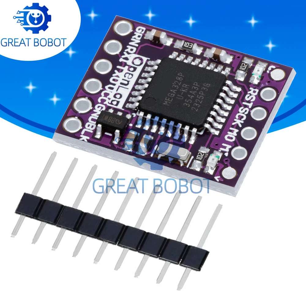 Serieller Openlog-Datenlogger – Open-Source-Datenrekorder, kompatibel mit Naze32 F3 Blackbox, ATmega328. Micro-SD-Modul für Arduino Image