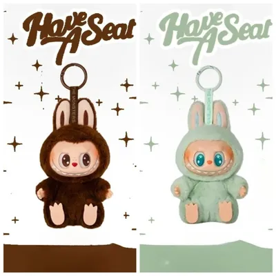 HOT New Spot Bubble Mart Regalo Conejo Vinilo Muñeca Muñeca Llavero Caja Ciega Juguetes MINISO