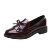 Plus Größe 35-42 Schuhe für Frauen lässige Slipper Frühling Herbst pu wasserdichte Plattform elegante Bogen Büro Zapatos de Mujer