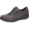 Sneaker WALDLÄUFER "HAVY-Soft", Damen, Gr. 5,5 (38,5), grau (dunkelgrau), Nubukleder, Textil, sportlich, Schuhe, Freizeitschuh, Halbschuh, Schnürschuh in Komfortweite H (=sehr weit)