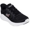 Slip-On Sneaker SKECHERS "GO WALK NOW-PAYTON", Herren, Gr. 48, schwarz-weiß (schwarz, weiß), Textil, sportlich, Schuhe, Trainingsschuh, Schnürschuh mit Handsfree Slip-ins