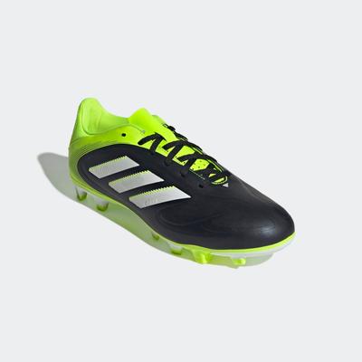 Fußballschuh ADIDAS PERFORMANCE "COPA PURE 3 CLUB FIRM/MULTI-GROUND", Gr. 41, core schwarz, cloud weiß, lucid lemon, Synthetik, sportlich, Schuhe, geeignet für Rasen- und Kunstrasenplätze Image