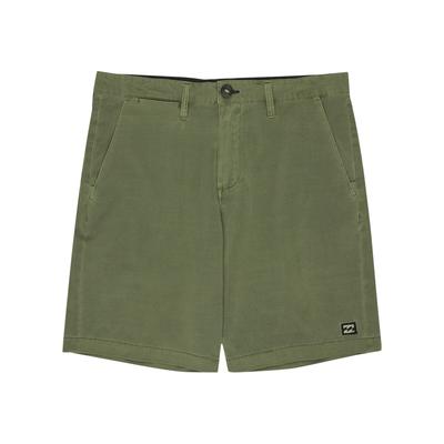 Bermudas BILLABONG "Crossfire Wave Washed 18", Herren, Gr. M (S/M), grün (sage), 41% Baumwolle, 34% Polyester, 17% Baumwolle, 8% Elasthan, Hosen Image