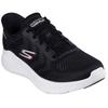 Slip-On Sneaker SKECHERS "GO WALK NOW-PAYTON", Herren, Gr. 45, schwarz-weiß (schwarz, weiß), Textil, sportlich, Schuhe, Trainingsschuh, Schnürschuh mit Handsfree Slip-ins