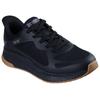 Slip-On Sneaker SKECHERS "BOBS SQUAD 4", Herren, Gr. 39, schwarz, Synthetik, Textil, unifarben, casual, Schuhe, Trainingsschuh, Sneaker, Schnürschuh zum einfachen reinschlupfen