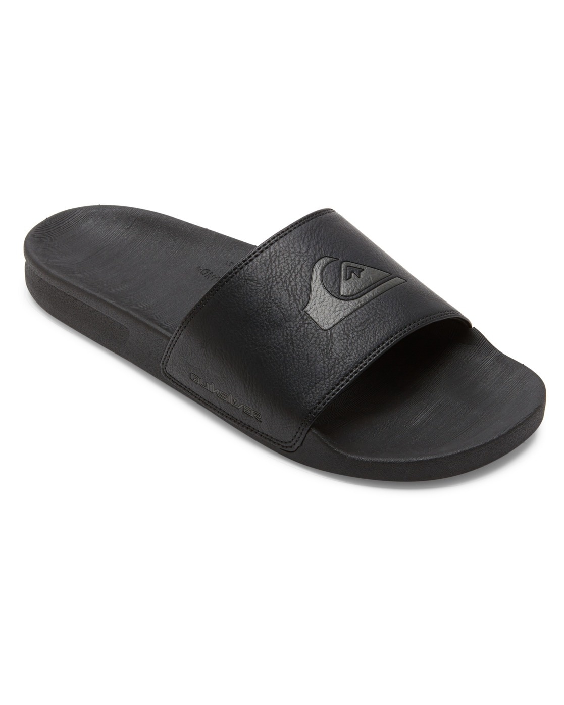 Sandale QUIKSILVER "Rivi", Herren, Gr. 13(46), schwarz (schwarz 1), Obermaterial:Obermaterial: Synthetikmaterial / Außensohle: Gummi;, Schuhe Sandale
