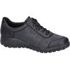 Sneaker WALDLÄUFER "HAVY-Soft", Damen, Gr. 9 (43), blau (dunkelblau), Nubukleder, Textil, sportlich, Schuhe, Freizeitschuh, Halbschuh, Schnürschuh in Komfortweite H (=sehr weit)