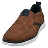 Slip-On Sneaker BUGATTI, Herren, Gr. 41, braun (cognac), Lederimitat, casual, Schuhe, Slipper, Freizeitschuh, Halbschuh mit Stretcheinsatz