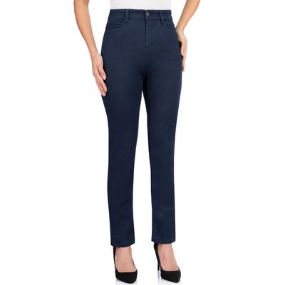 Straight-Jeans WONDERJEANS, Damen, Gr. 40, Länge 30, blau (blau used), Denim/Jeans, Obermaterial: 48% Polyester, 30% Baumwolle, 12% Viskose, 6% Lyocell (TENCEL), 4% Elasthan, casual, straight fit lang, Jeans, mit Stretch Image