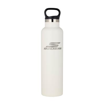 Skechers Hydration 24 oz. Water Bottle | Off White | Metal