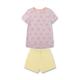 Sanetta Mädchen-Schlafanzug kurz rosa | Hochwertiger und bequemer Schlafanzug aus Bio-Baumwolle für Mädchen. Pyjamaset für Mädchen 104
