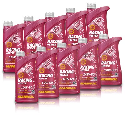 Mannol 10x 1 L Racing+Ester 10W-60 API SN/CH-4 [Hersteller-Nr. MN7902-1] Image