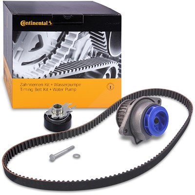 Continental Ctam Zahnriemensatz + Wasserpumpe [Hersteller-Nr. CT846WP2] für Seat, VW Image
