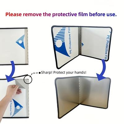 TEMU 1pc Folding Oil Splash Barrier For Home Kitchen, Rv, Camping & More - Keep Your Anytime!