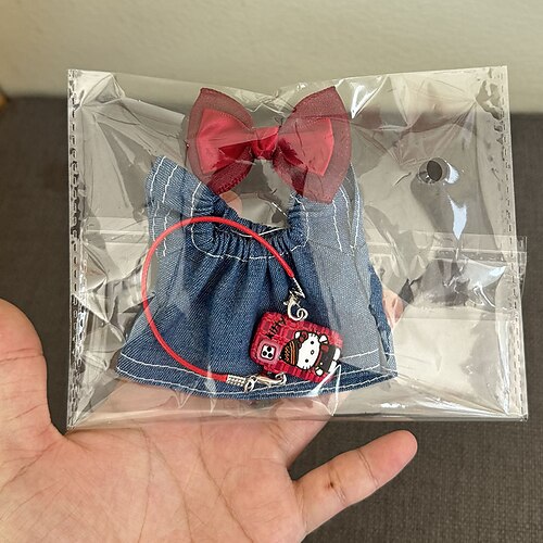 Kleidung für 17 cm Puppen, Rockset für Puppen, Rock-Outfit, hochwertiges, modisches, süßes Kleid für 17 cm Puppenzubehör (keine Puppe)