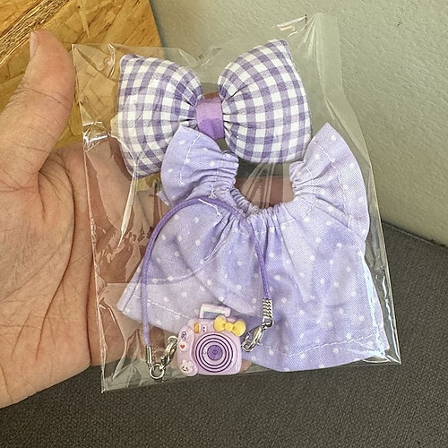 Kleidung für 17 cm Puppen, Rockset für Puppen, Rock-Outfit, hochwertiges, modisches, süßes Kleid für 17 cm Puppenzubehör (keine Puppe)