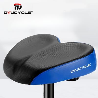 TEMU Ducycle Mountain Bike Soft Silicone Gel - Comfortable, Shock-absorbing Bicycle Seat, Universal Fit For Road And Mtb, Black, Road Bike | Modern Bike Seat | Gel Cushioning, Mountain Bike Accessorie Image