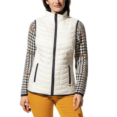 Walbusch Damen Wende-Steppweste Weiss mehrfarbig Image