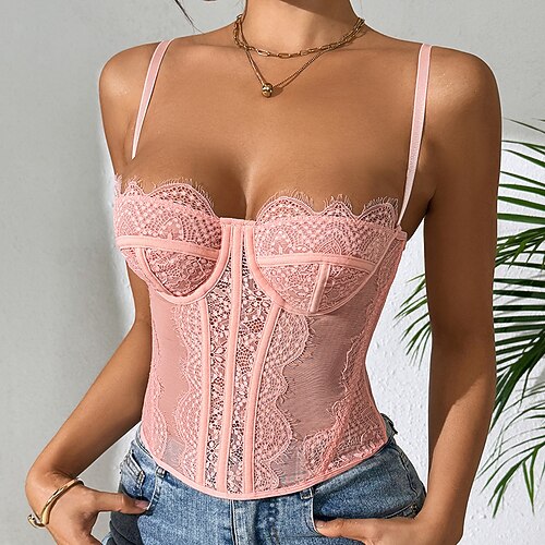 Retro Vintage Mittelalterlich Renaissance Korsett Weste Bustier Kostüm Damen Keltisch Fantasie Halloween Karneval Party Alltagstauglich LARP Erwachsene Korsett Image