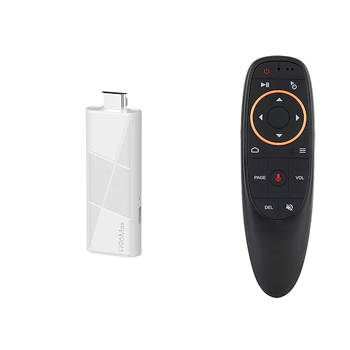 2025 neuer H96 Max RK3518 Dongle Mini-TV-Stick Android 14 Smart-TV-Box Android 14 2 GB 16 GB 8 GB WiFi 6 BT 4K HD Google Voice Media Player mit Sprachgyroskop-Fernbedienung Set-Top-Box Media Player Image