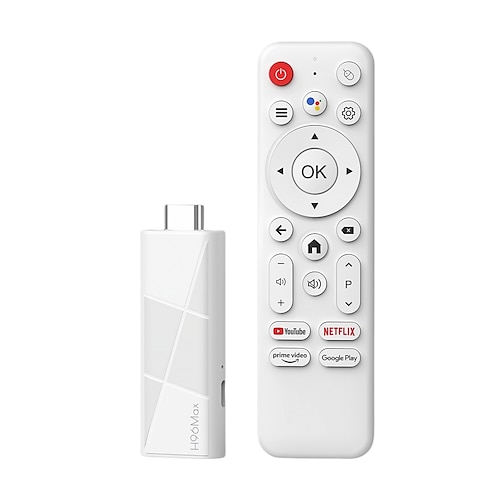 2025 neuer H96 Max RK3518 Dongle Mini-TV-Stick Android 14 Smart-TV-Box Android 14 2 GB 16 GB 8 GB WiFi 6 BT 4K HD Google Voice Media Player mit Sprachgyroskop-Fernbedienung Set-Top-Box Media Player Image