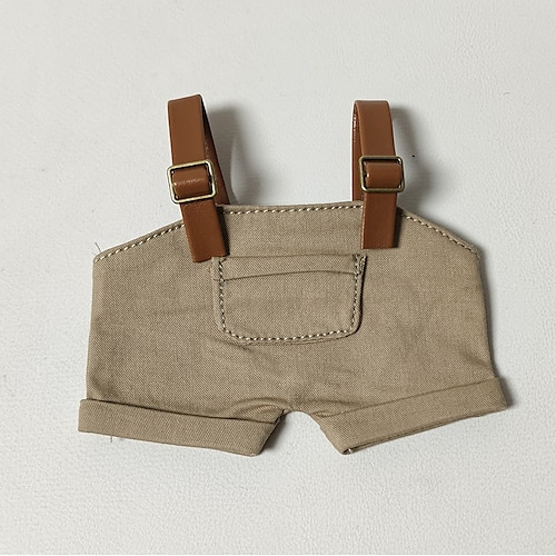 17 cm Vinyl-Puppenkleidung (keine Puppe) Mini-Overalls für Puppen, süße Kleidung für Ihre Puppenkleidung, einzigartiger Stil