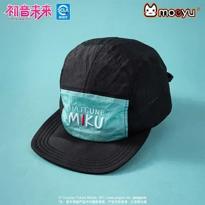 2025 Moeyu Hatsune Miku Hut Visiere für Frauen Kappe Männlich Vocaloid Cosplay Anime Hüte Sommer Image