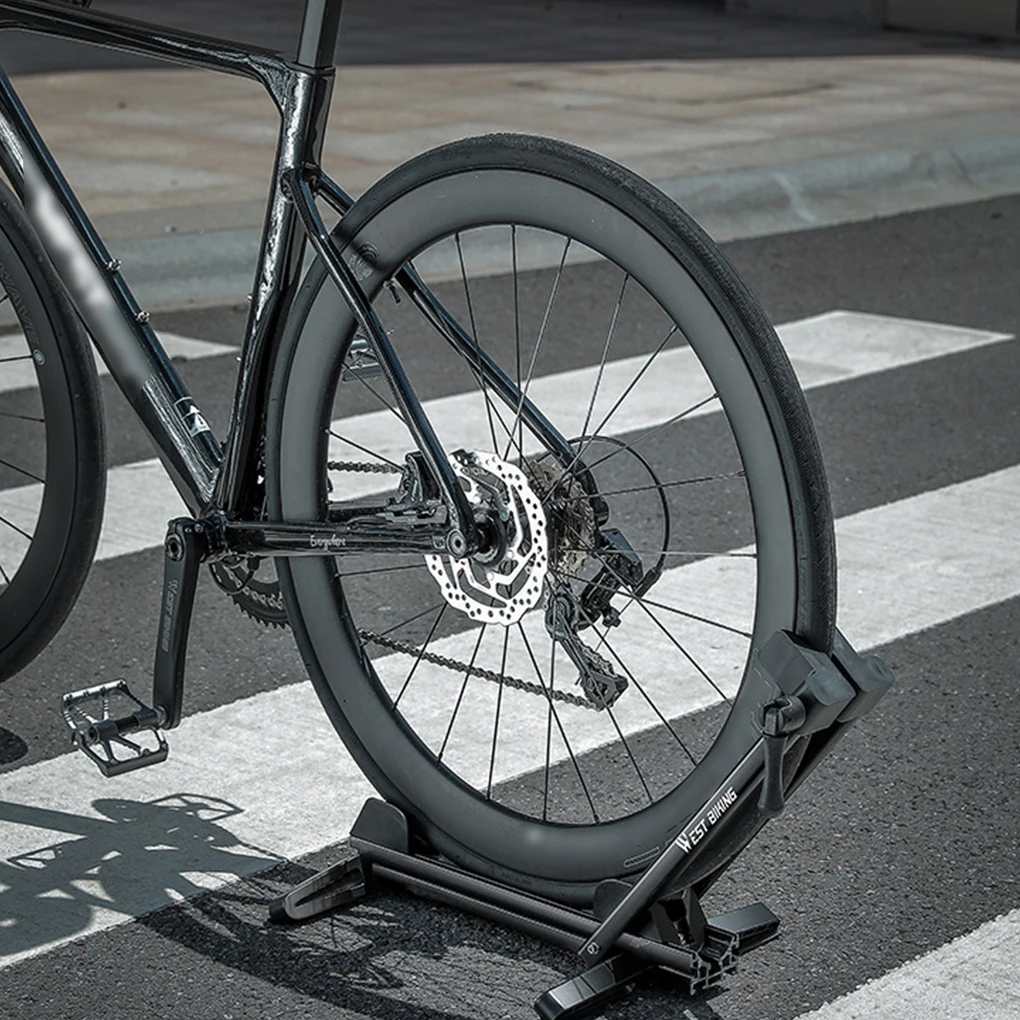 Fahrrad Ständer Racks Lagerung Indoor Boden Fahrrad Parkplatz Stehen Rennrad MTB Radfahren Unterstützung Halter Rack Fahrrad Zubehör Image