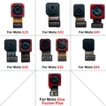 Modulo fotocamera principale grande posteriore e cavo flessibile per modulo fotocamera anteriore piccola per Moto G23 G32 G41 G42 G52 G54 One Fusion Plus