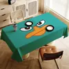 Classic Animation P-Phineas And F-Ferb Rectangular Tablecloths Washable Wedding Party Kitchen Dining Living Room Birthday