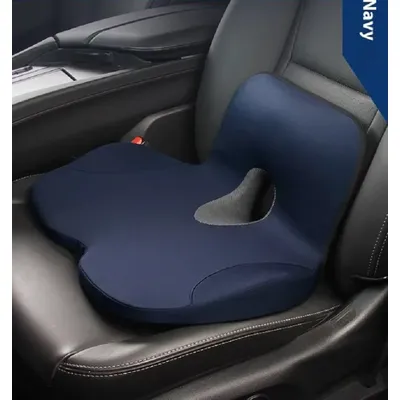 Memory Foam Seat Cushion Waist Back Support Pillow Set Orthopedic Ergonomic Coccyx Relief Hip Lumbar Pad for Office Chair Car