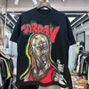 Sommer High Street Black Basketballspieler Nr. 23. Digitaldruck, lockeres Hip-Hop-Kurzarm-T-Shirt für Herren und Damen, Tide