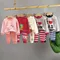 Abbigliamento per bambini Set per bambini Abbigliamento per bambini Ragazzi Ragazze Cotone Autunno Inverno Abbigliamento Pantaloni Indumenti da notte Intimo