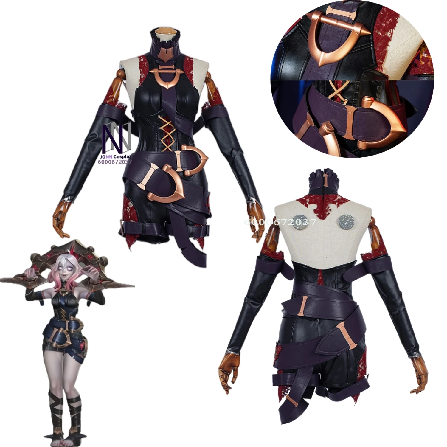 Spiel LOL Hot Anime Briar Cosplay Kostüm Die Zurückhaltenen Hunger Cosplay Kostüm Kleidung Uniform Vampire Künstliche Halloween Image