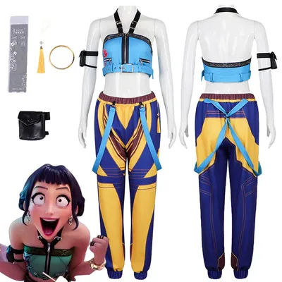 Dämonenjäger von KPop Zoey Cosplay Fantasy Kleidung 2025, Cartoon-Kostüm, Verkleidung, Erwachsene Image