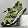 Klassische Sommer Männer Sandalen Mode Große Größe Strand Sandalen Neue Atmungsaktive Casual Flache Sandalen Männer Im Freien Nicht-slip Waten schuhe